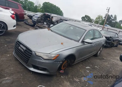 2014 Audi A6 2.0T Premium from USA, damaged, VIN WAUGFAFCXEN072013